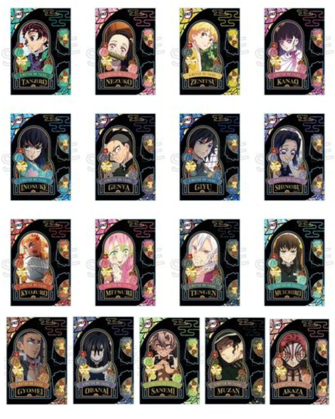鬼滅の刃 螺鈿風 シリーズ アクリルスタンド Vol. 4【再販】【2026年6 